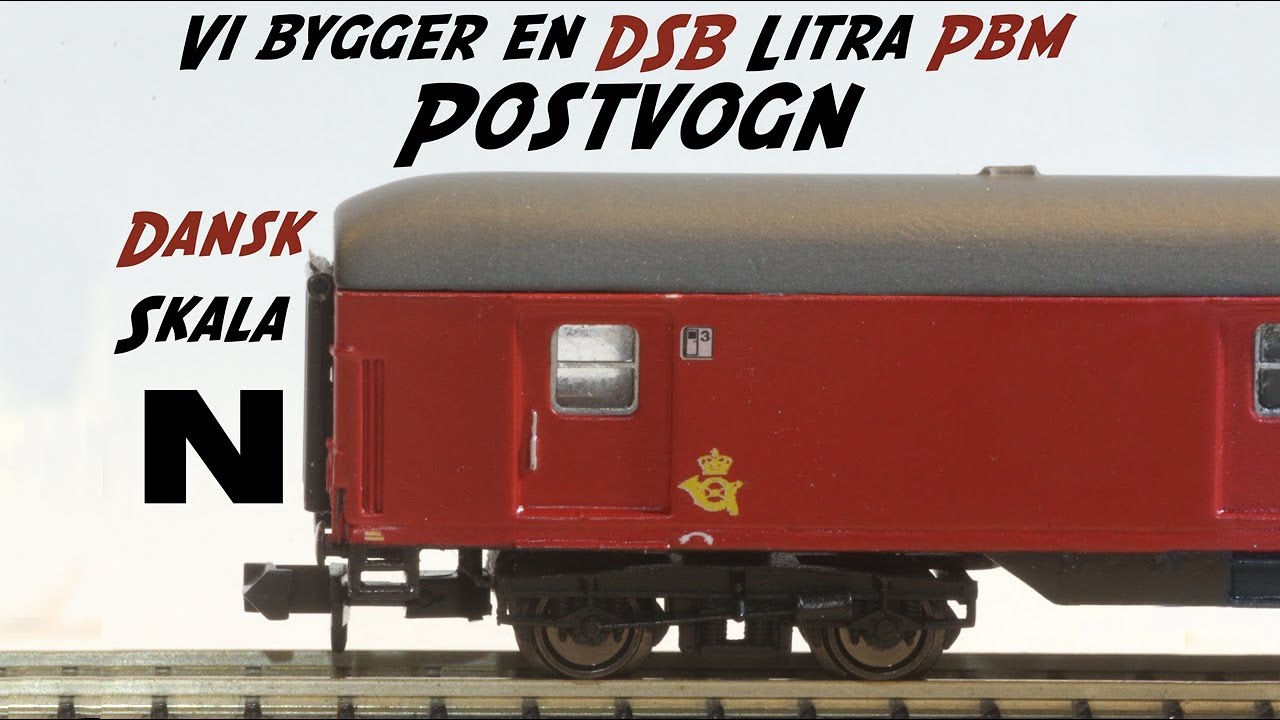 En Dansk Pbm Postvogn i skala N