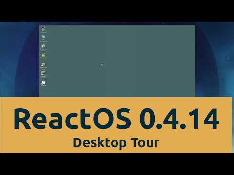 ReactOS 0.4.14 Desktop Tour