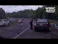 A Police Officer In Virginia Narrowly Avoids Getting Hit By A Reckless Driver