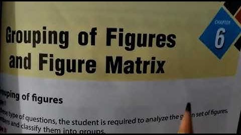 Maths Thelka Blogs, MTG reasoning : Grouping of figures and Figure Matrix