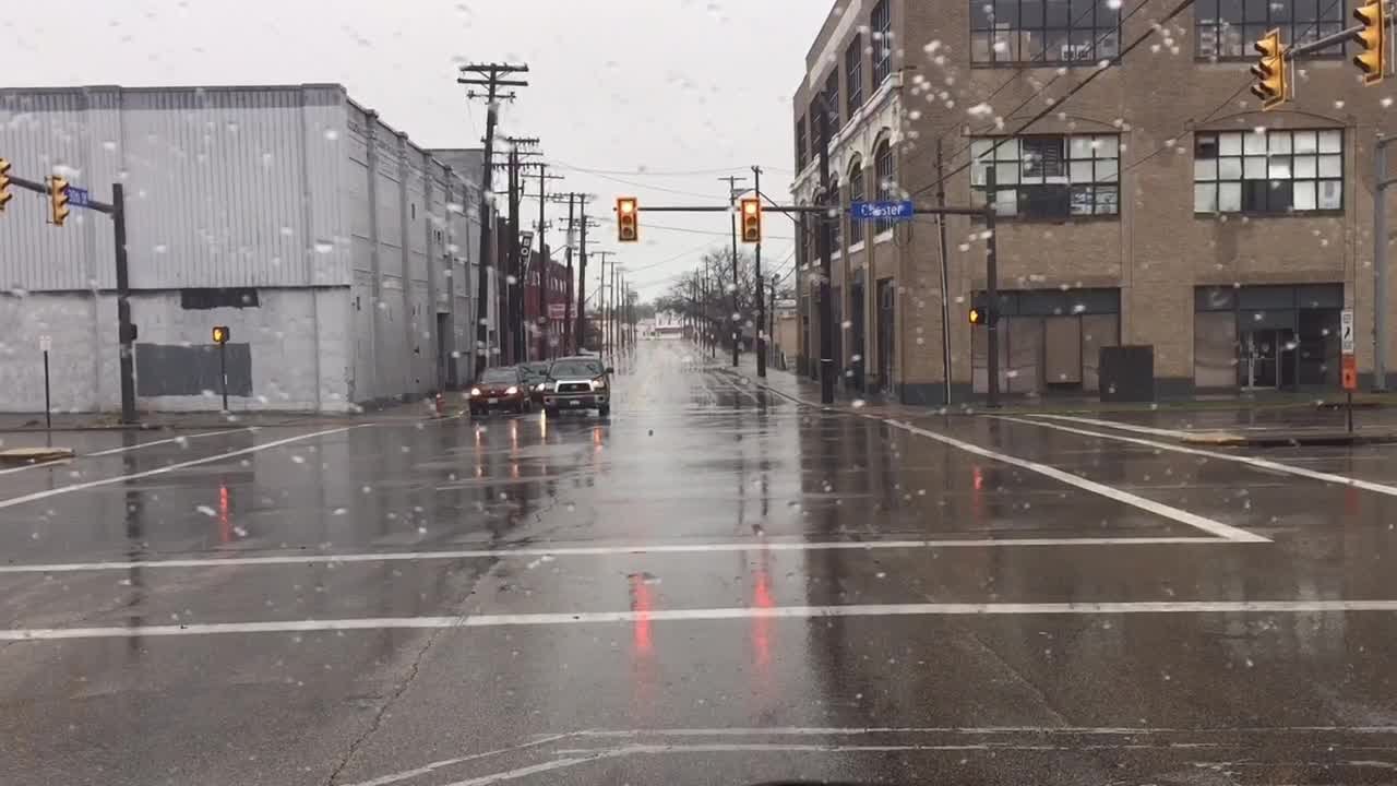 Rain turning to snow YouTube