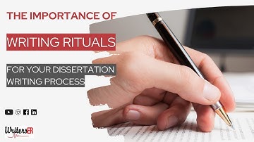The Importance of Writing Rituals for Your Dissertation Writing Process | WritersER.com
