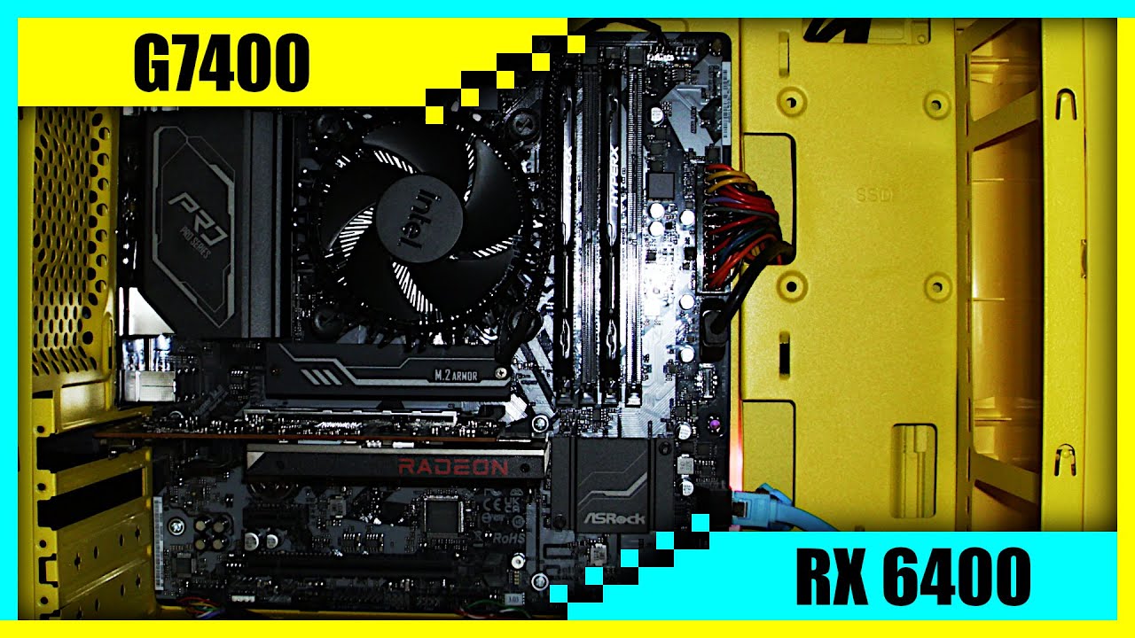 G7400 + RX 6400 Gaming PC in 2022 | Tested in 7 Games