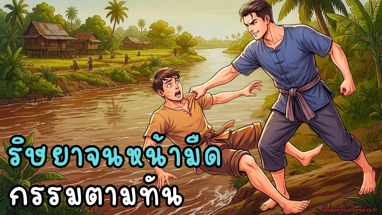 ลูกเศรษฐีขี้อิจฉาผลักลูกกตัญญูจมแม่น้ำโขง กับจุดจบที่น่าขนลุ  | เทพนิยาย | ตำนาน | หนังสือเสียง