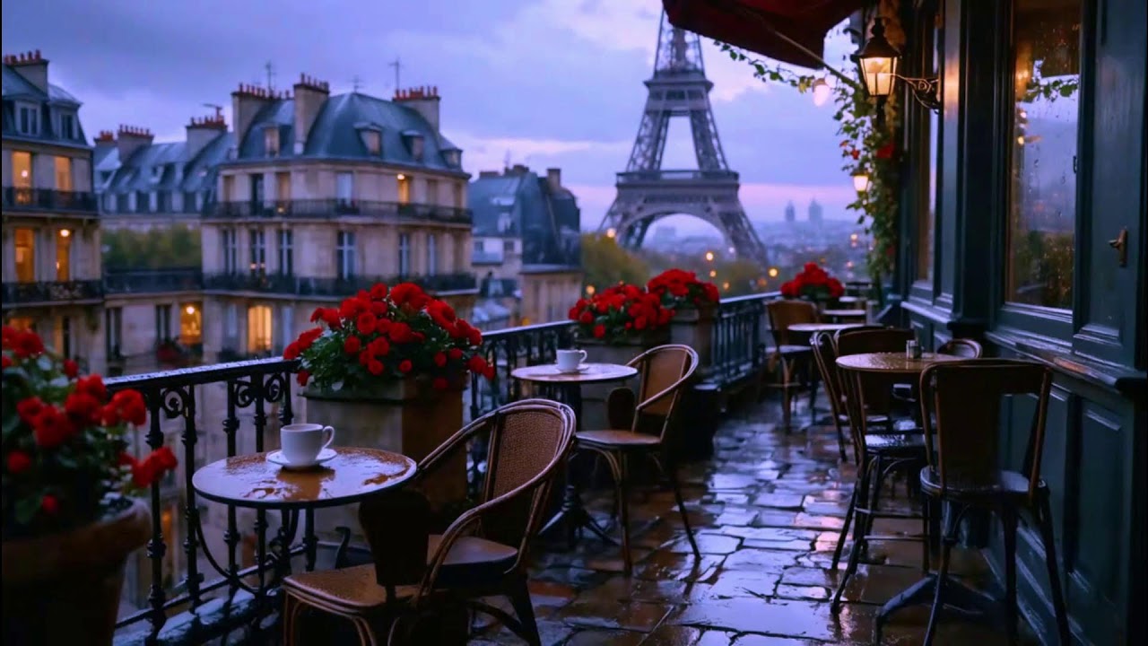 Smooth Evening Jazz Rain ｜ Perfect for Homework and Chill 🌇🌧️🎷📚