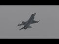 ベイパー出まくり!!F-16戦闘機によるデモフライト(午後) 三沢基地航空祭2022