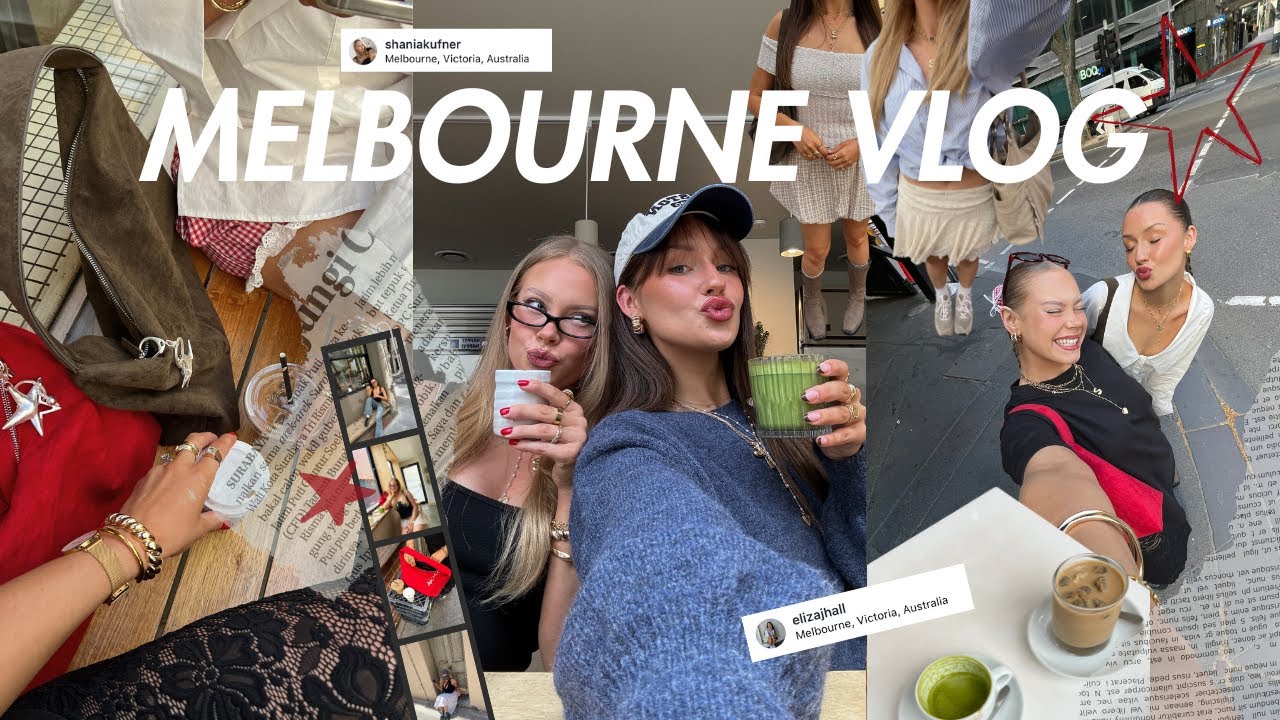 MELBOURNE VLOG | where to eat, wholesome bestie dates, fit checks