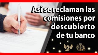 Así se reclama las comisiones por descubierto de tu banco