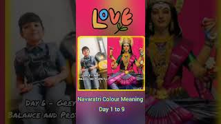 💖 Navaratri 2025 Dress Colours with Meaning | 9 Days 9 Colours Explained