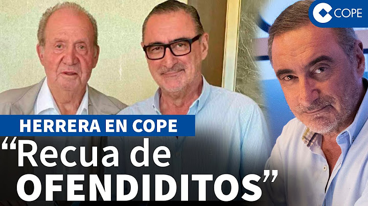 Carlos Herrera da las claves de la visita del Rey Juan Carlos a España: "No es cierto"