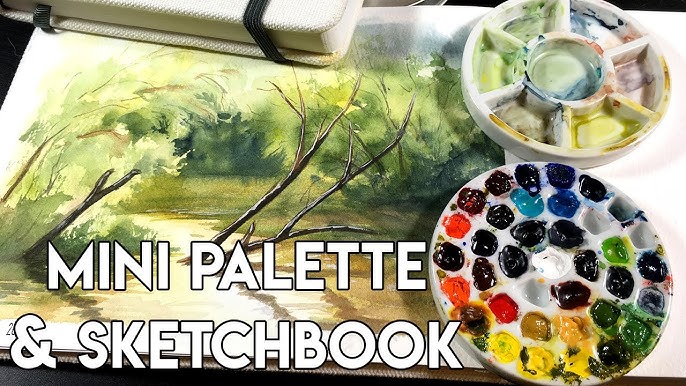 Meeden Porcelain Watercolor Palette - Getting Started in Watercolor 