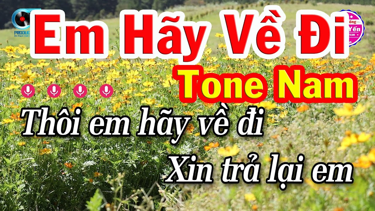 Em Hãy Về Đi Karaoke Tone Nam ( Bm ) Nhạc Bolero Trữ Tình Dễ Hát | Nhạc Sống Cẩm Yến