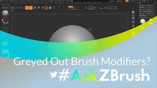 #AskZBrush: “Why are most of the brush modifiers greyed out when I select a brush?”
