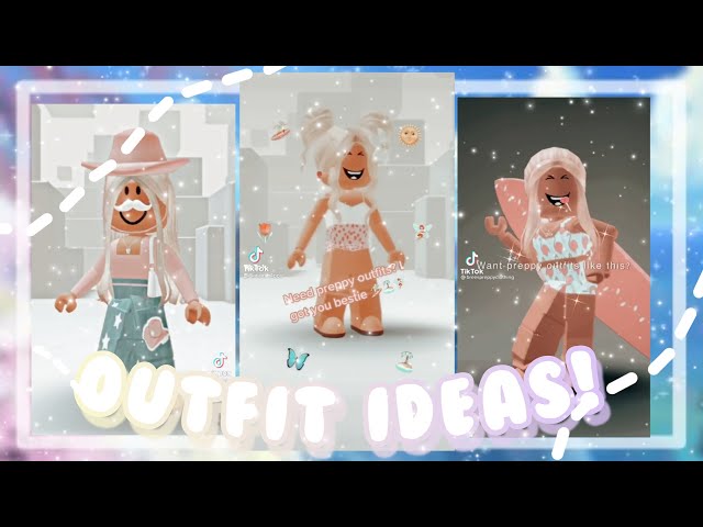 PREPPY AESTHETIC ROBLOX OUTFITS🛍, tiktok compilation