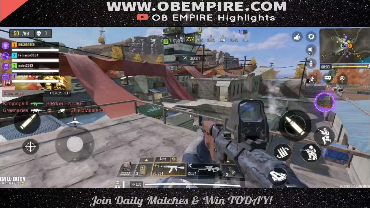 TOP COD MOBILE WAGER SITE! OB EMPIRE GAMEPLY YouTube