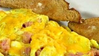 How To Make an Omelette : Ham and Cheese Omelette Recipe Video