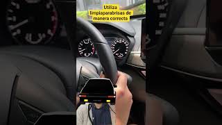 cómo utilizar los limpiaparabrisas #automóvil #mecanica #tips