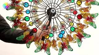 Video of installation | Helix Butterflies Flower Wind Spinner