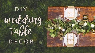 DIY WEDDING TABLE DECOR *SWOONS* screenshot 2