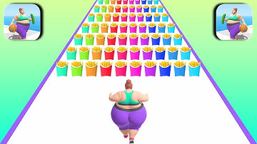 Fat 2 Fit - in Max Level Gameplay iOS,Android New Update Trailer Mobile Game Walkthrough NBZYTQKL