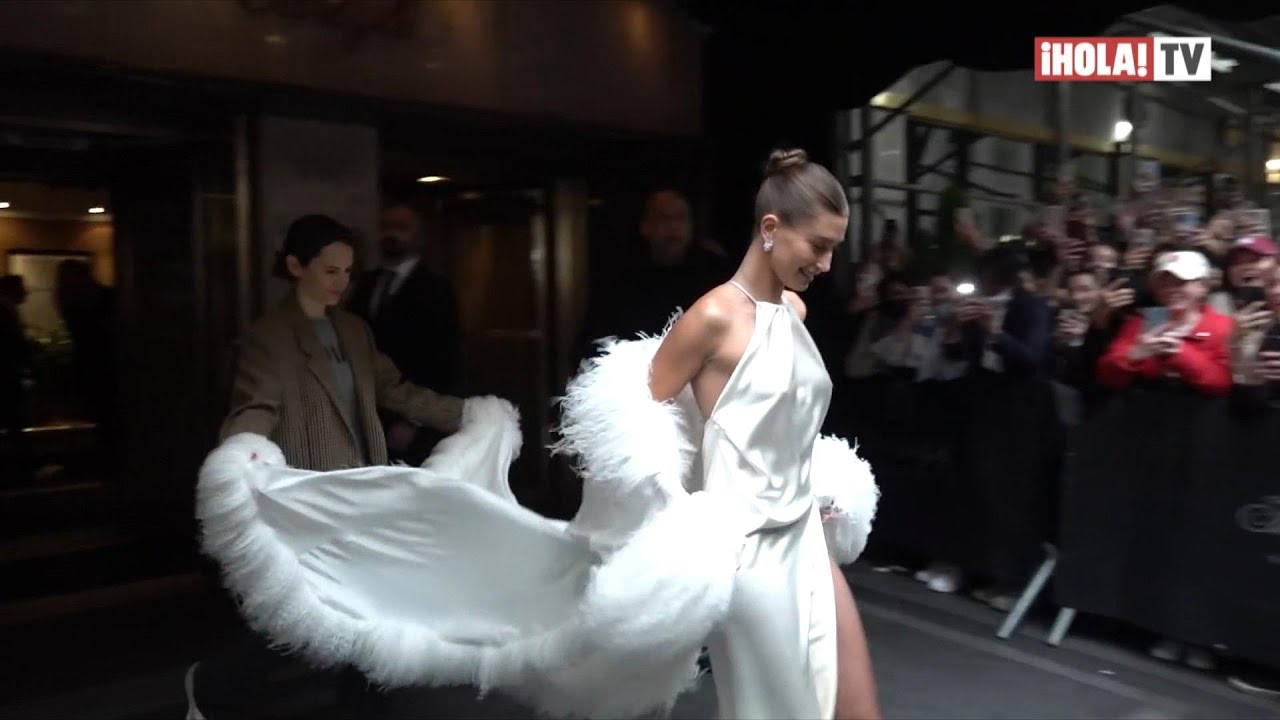 Hailey Bieber y el estiloso look Chanel para salir protegida - Foto 1