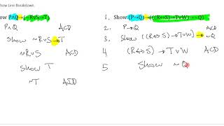 Unit 4: Skill 1 Show Line Breakdown