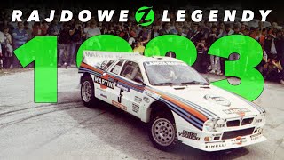 LANCIA 037 vs AUDI QUATTRO, czyli ostatni taki pojedynek: RWD vs 4WD | WRC grupa B sezon 1983.