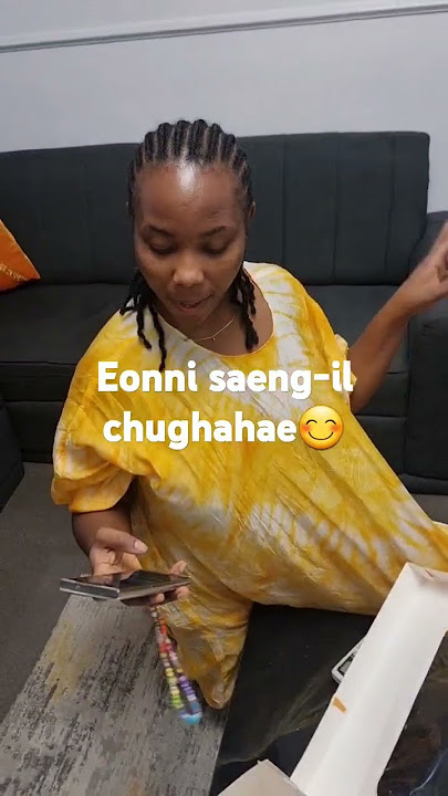 Eonni Saeng-il Chughahae💜💜🥂🎂  #birthday #korean #eonni #chughahae #happybirthday