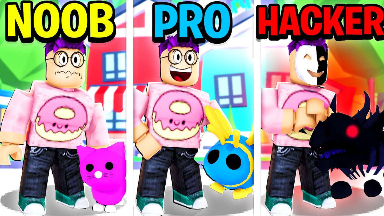 Youtube Video Statistics For Roblox Noob Vs Pro In Adopt Me Who Wins Noxinfluencer - noob roblox hacker