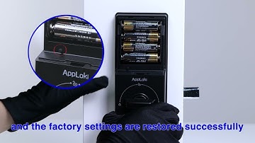 New Reset and operation precautions video of AL302 smart lock
