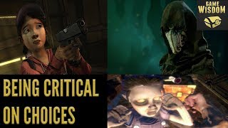 Making Choices Matter in Video Game Storytelling and Design -- Critical Thought
