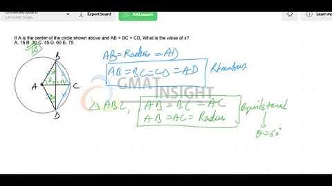 Circle and Rhombus problem