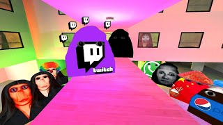 Twitch Angry Munci, WhatsApp Munci, Rosalia Bizcochito Family And Obunga Family Nextbot Gmod