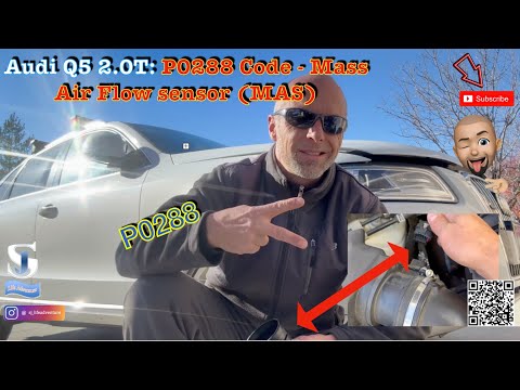 How to repair your Audi Q5 2.0T:  P0288 - MAS replacement (Mass Air Flow sensor)