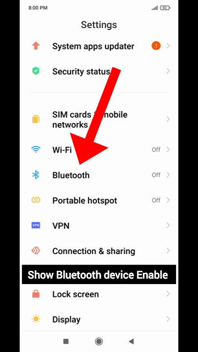 Show Bluetooth 🔥Device Enable Setting Performance youtube#Shorts#viral