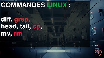 Commandes linux : diff, grep, head, tail, cp, mv, rm