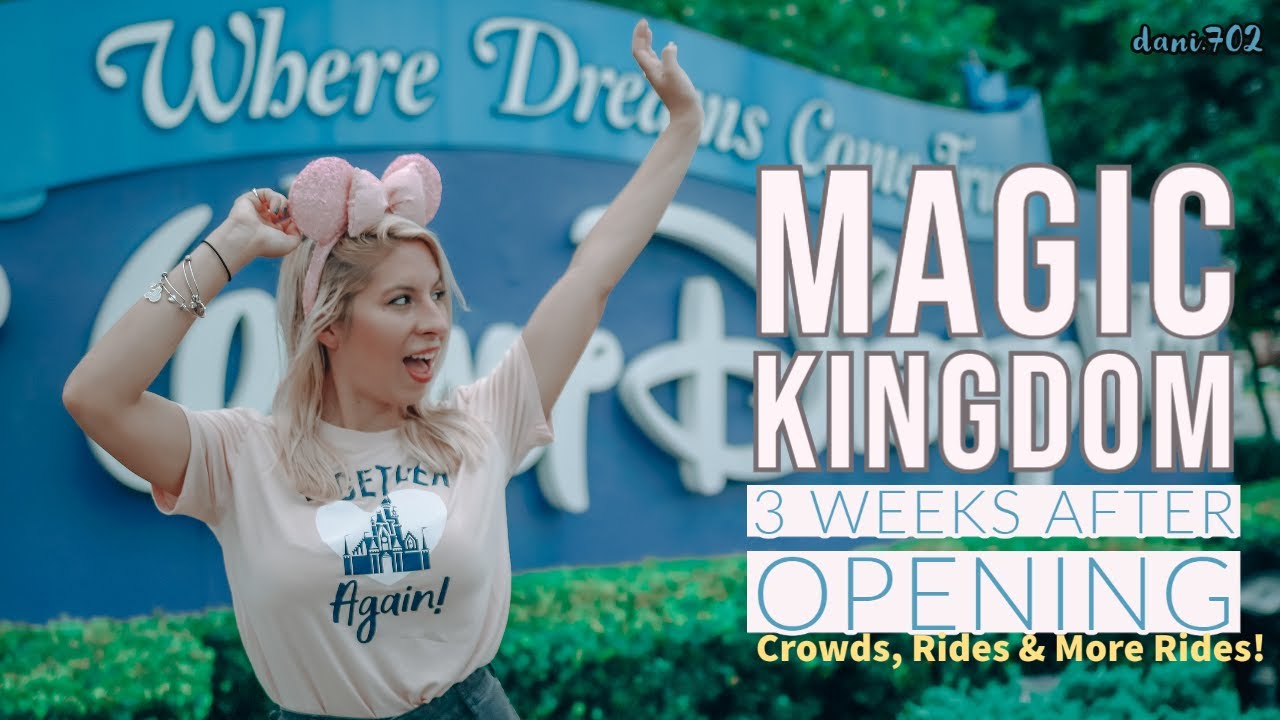 Magic Kingdom 3 Weeks Later | Higher Capacity, Wait Times, Rides, Characters | Disney World Vlog