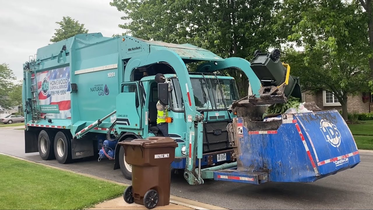Homewood Disposal 1051 on Garbage (6/1/24) YouTube