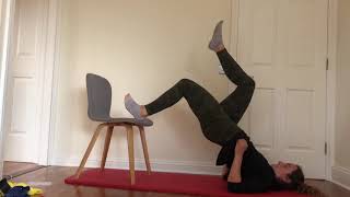 Single Leg Hip Raises Hard Foot Placement
