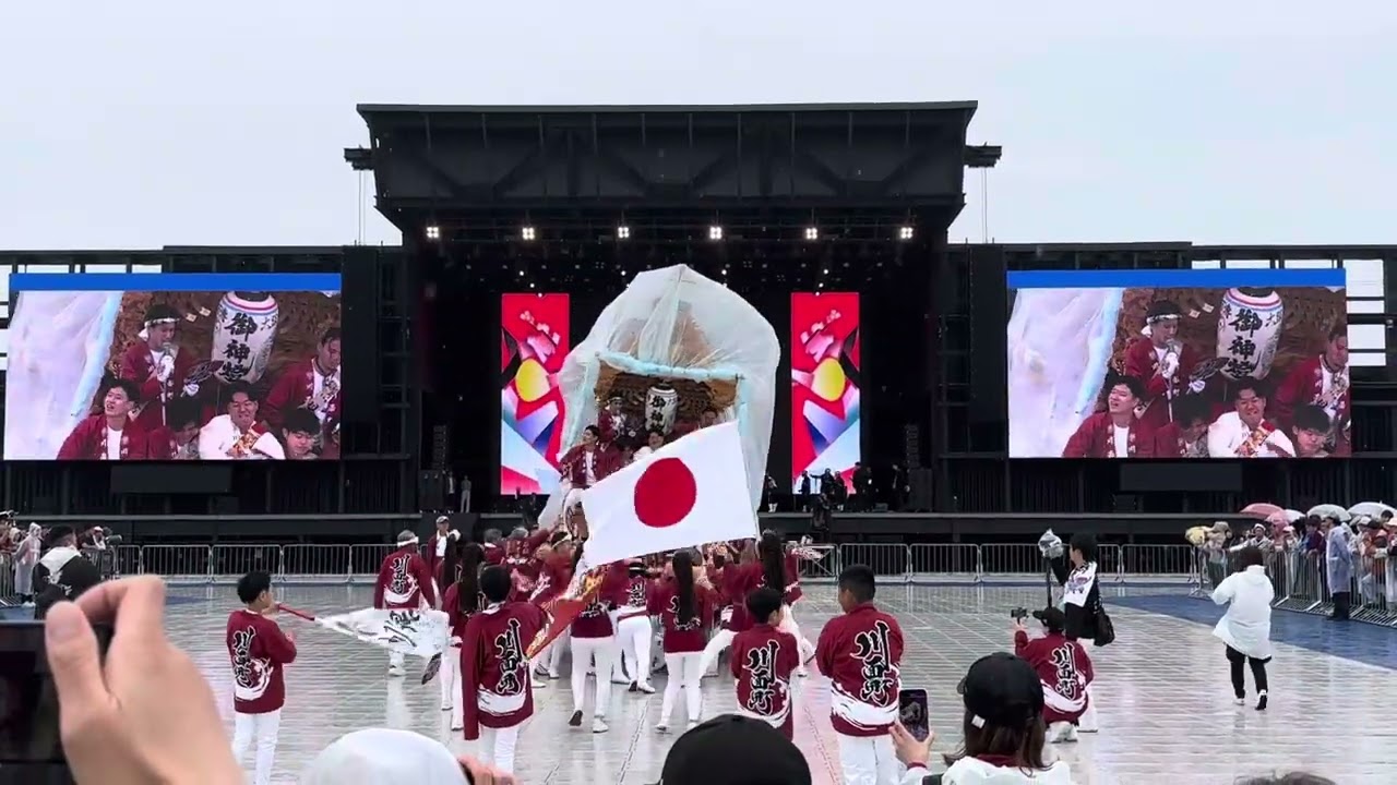 大阪関西万博 川面だんじり でんでん 令和7年