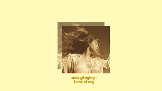 love story - taylor swift ( sped up ) Resimi