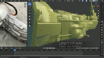 #266 3d sketching a car in blender Part 84 - 4x timelapse