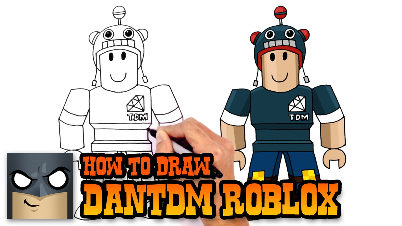 How To Draw Thinknoodles Roblox Youtube - how to draw batman logo roblox