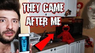 (SHE SENT THEM AFTER ME) DONT LET SIRI TALK TO TOYS AT 3 AM | ELMO FREDDY FAZBEAR & RONALD MOVED!