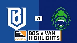 HIGHLIGHTS Boston Uprising vs. Vancouver Titans | Stage 1 Playoffs | Day 1 | Overwatch League