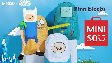 Finn el Humano Building Blocks / Hora de Aventura llega a MINISO, ¡habrá más de 250 artículos!