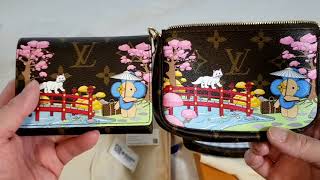 LOUIS VUITTON Monogram 2021 Christmas Animation Japanese Garden Mini  Pochette Accessories Wisteria Pink 1236952