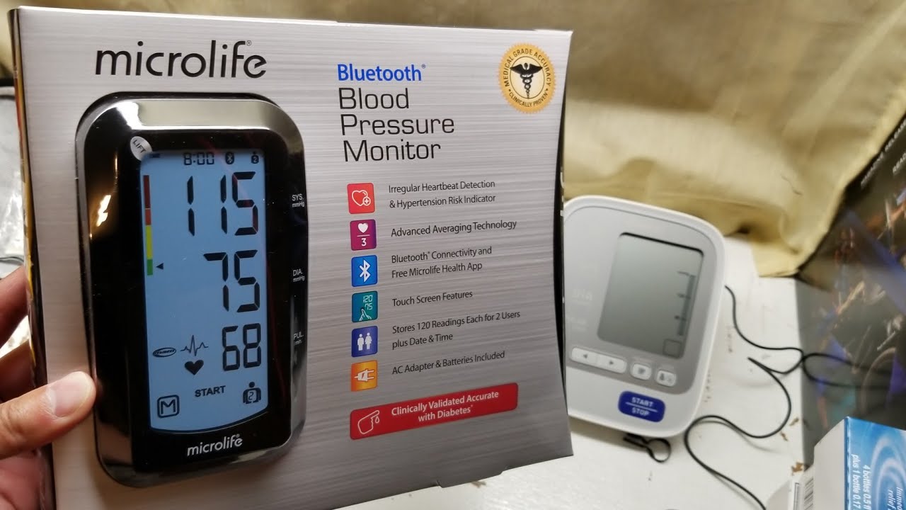 Costco! Microlife Blood Pressure Monitor (Bluetooth) $42 - UNBOXING vs  OMRON Blood pressure monitor 