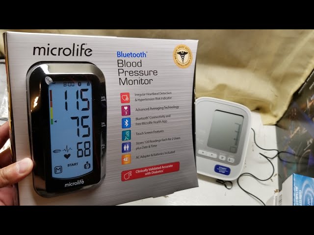 Microlife Bluetooth Digital Blood Pressure Monitor Model #BP3GY1-2N