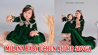 SHAXZODA MUXAMMEDOVA QIZI MILANA BABY UCHUN AJOYIB SOVG&#39;A QILDI